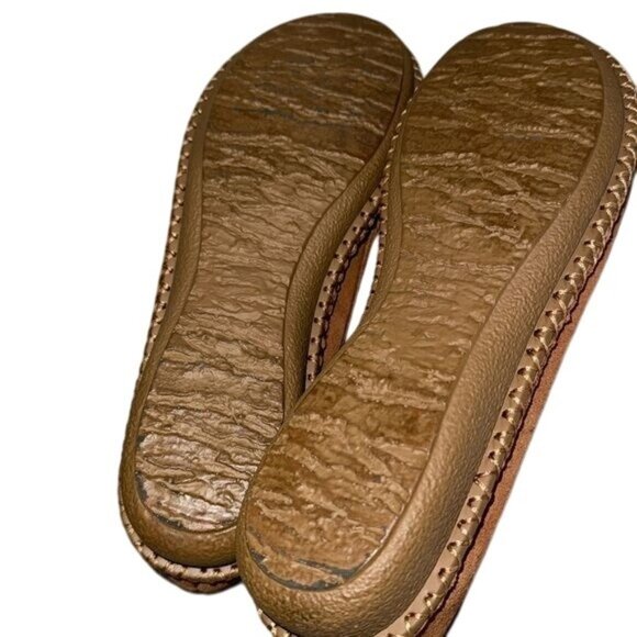 Walk With Me By Coldwater Cook Tan Suede Leather Flats Womens Shoes Size 7 - Picture 7 of 7